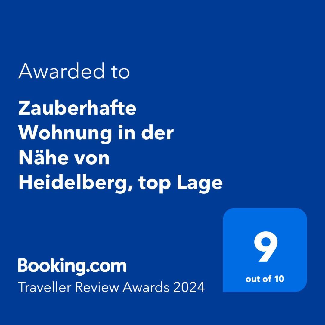 Zauberhafte Wohnung In Der Naehe Von Heidelberg, Top Lage ฮิชฮอร์น ภายนอก รูปภาพ
